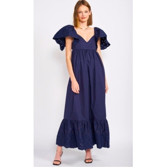 En Saison Dresses & Skirts - NWT EN SAISON Barnette Dress Navy 1X